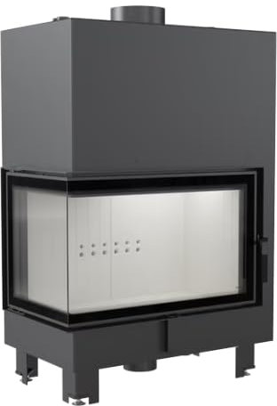 Bricosol Chimenea de agua de leña MBO izquierda 15 kW Ø 200
