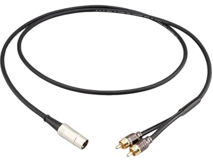HIOPOIUYT Durability DIN 5Pin To Cable 5 Pin DIN To Adapter Cable For Seamlessly Integration With Stereo Equipment
