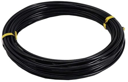 IBOWZ Fil Bonsai Fil de Fer Noir pour bonsaï, tiges Florales, Fil d'aluminium pour travaux manuels, Poids 500 g, adapté à la Fixation des Branches de Jardinage