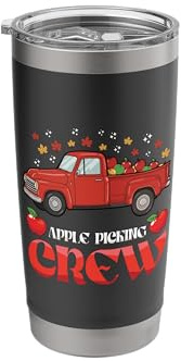 Apple Picking Crew Apple Truck Love Apple Picker Autumn Stainless Steel Insulated Tumbler