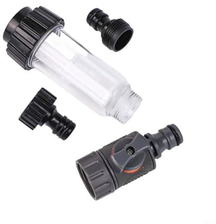 Wasserfilter-Set für den Außenbereich, mit Regler und Anschlüssen für Hochdruckreiniger und Gartenpumpen
