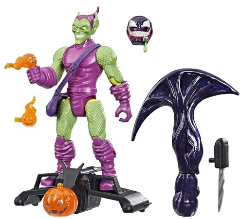 MixMashers Marvel Grüner Kobold individualisierbare Spider-Man Mix-and-Match Deluxe Action-Figur & Accessoires, Figuren-Skala 12 cm, Superhelden-Spielzeug, ab 4 Jahren