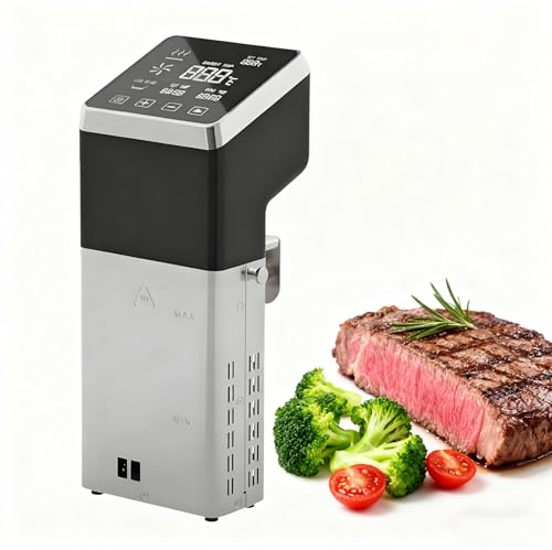 Sous Vide-maskin, Sous Vide-kokare, nedsänkningscirkulator, med noggrann temperatur och timer, 1600W, IPX8 vattentät, för vakuumförseglat kött eller grönsaker