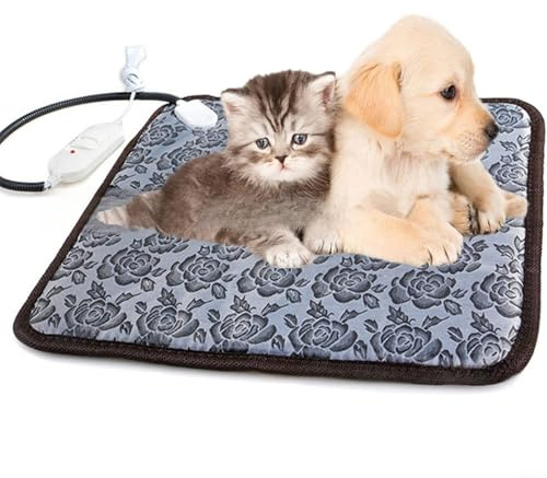 Tidgel Heated Pet Mat 18x18 Inch with for Smart Thermostat for Dogs, Waterproof Heating Pad with Steel Wire for Whelping and for Puppy(2)