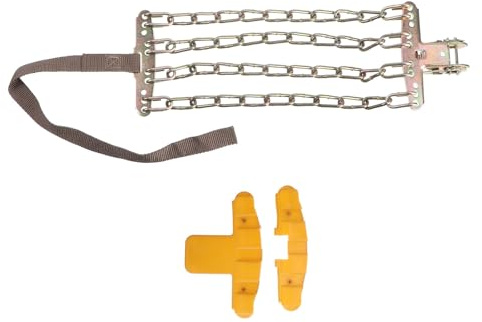 DIYEAH Snow Chains for Suv Wheel and Truck Car Wheels, Manganese Steel Wear-resistant Anti-skid Ice Chain, Closely Fits Tires for Winter Snow and Ice Traction Random Color