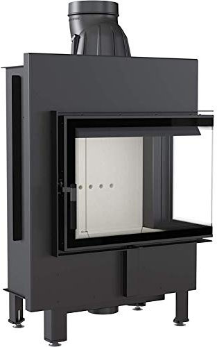 KRATKI Kamineinsatz Heizeinsatz Kaminkasette Kaminofen Lucy 12 ECK rechts Kamin Einsatz