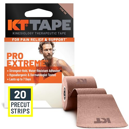 KT Tape Pro Kinesiologie-Tapes, 20 Stück, vorgeschnitten