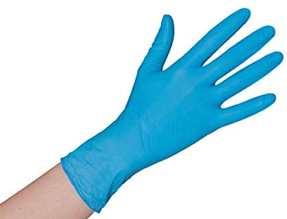 BICAP 1000 Stück Nitrilhandschuhe blau - Größe XL - puderfrei - Einmalhandschuhe Einweg-Handschuhe (lebensmitteltauglich) - ISO 374-1:2016 T