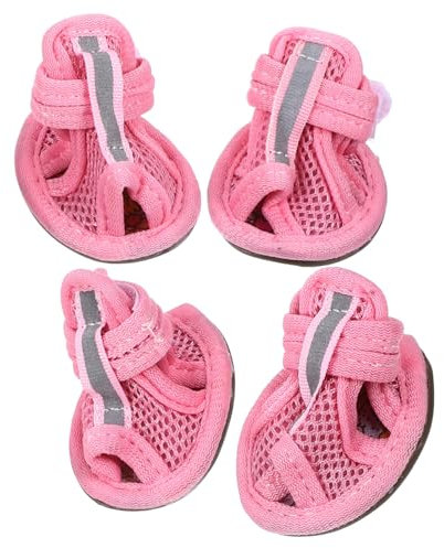 BESPORTBLE 12stücke Teiliges Sommer-hundeschuhe Aus Atmungsaktivem Mesh rutschfeste Sandalen Für Haustiere Zum Schutz Der Pfoten Heißen Oberflächen