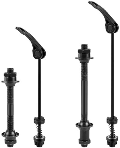 Kiuiom Rápida Palanca de Liberación Bicicleta, Pinchos de Liberación Rápida, Bike Cierres Rápidos, Cierre Eje Pasante Rueda Bicicleta Cierre Rueda Rodillo para la Mayoría de Las Bicicletas