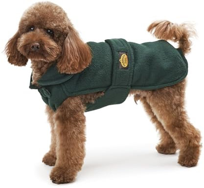 Fashion Dog Fleece-Hundemantel - Grün - 30 cm