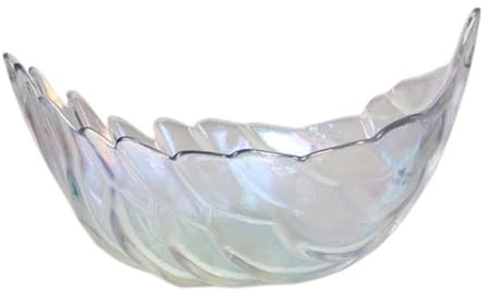 TIDTALEO Bol à Dessert Créatif En Verre Translucide Irisé Bol à Salade De Fruits Format Moyen Multifonction Pour Maison Usage Quotidien Et Présentation Festive