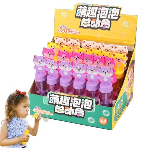 Sghtil Piccole Bacchette di Bolle Bacchette di Partito Giocattolo di Spazzaneve a Bolle 24 Pezzi per Esterni Favors Party Gioco Outdoor per Giardino Giardino Pavimentazione Piscina