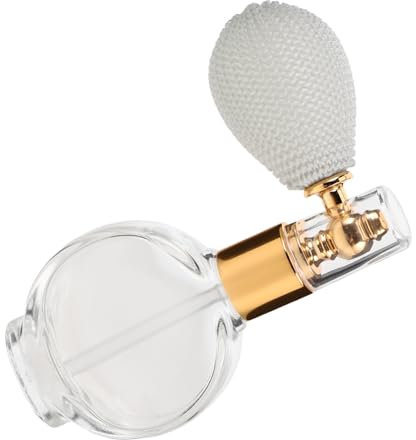 CLISPEED Vidrio Recargable Botella Atomizadora Ligera y Compacta, Pulverizador Portátil para Perfume y Polvo Corporal, de Viaje para Uso Diario