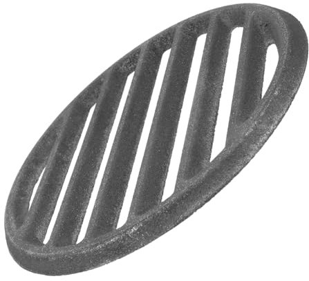 CIYODO Gusseisen Grillrost Rund 22cm Durchmesser Outdoor Bbq Feuerplatte Camping Kochrost Hitzebeständig Langlebig