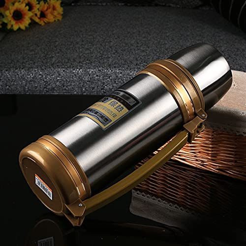 Bouteille d'eau isotherme en acier inoxydable pour sports de plein air Capacité 2 l