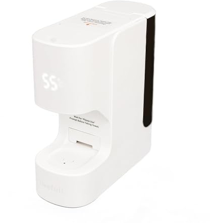 LiveFull Hot Face Towel Heater Machine, Towel Warmer, 55°C Constant Temperature, 20 Compressed Towels, Smart Voice Alerts, Auto Heating & Dispensing, White