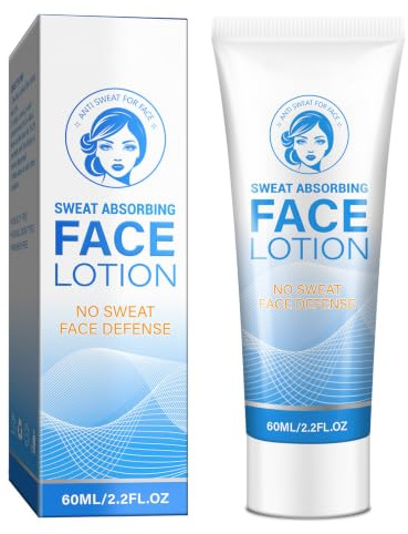 Crème Anti-Transpirante Visage 60 ml | Absorbe l’excès de Sueur, Matifie, Contrôle la Brillance et La Peau Grasse, pour Hommes et Femmes
