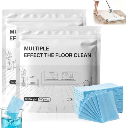 200 Stück Floor Cleaning Tablets,2026 Neu Floor Cleaning Tablets,Bodenreinigungstabletten,Multi-Surface Cleaner, für Hartholz, Fliesen, Laminat und mehr