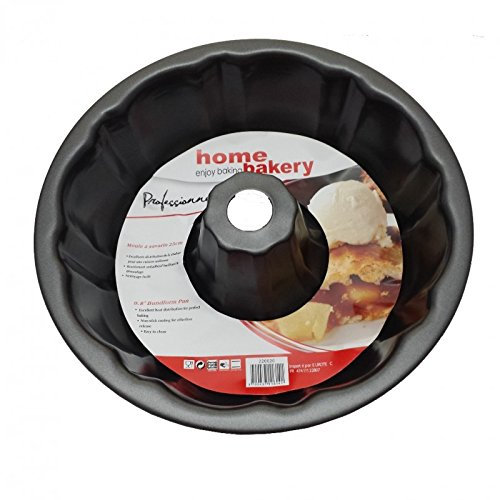 Home Bakery Moule à Savarin ou kougelhopf 25 cm antiadhésif