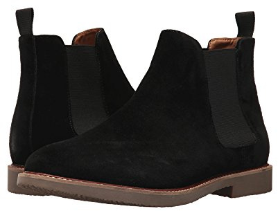 Steve Madden Men's Highline Chelsea Boot, Black Suede, 7 Size Conversion M US