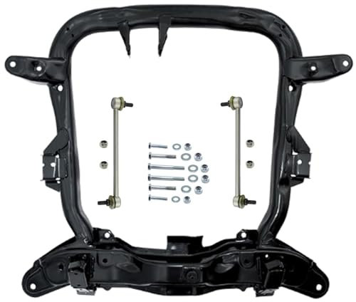 1x Achsträger 2x Koppelstangen 1x Schraubensatz für Querlenker Vorderachse für Opel Corsa C Combo Tigra Twin Top
