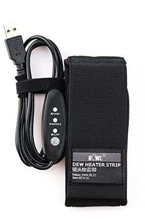 JJC DHS-1 Bande chauffante USB pour Objectif d'appareil Photo et télescopes Noir