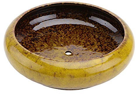 DOITOOL Ceramic Bonsai Plant Pot 7 Inch Indoor Succulent Planter with Drainage Hole for Home Garden Office Decoration