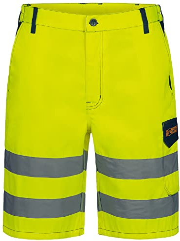 SAFESTYLE *JESSEN* Warnschutz-SHORTS FLUORESZIEREND GELB