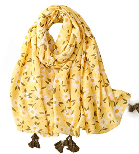 FAIRYGATE Damen Schal Halstücher für Frauen Kopftuch Umschlagtuch Viskose Schals Tuch Stola Stolen Wrap Shawl Halstuch 0001