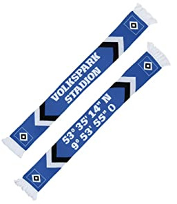 Hamburger SV HSV Schal Fanschal ** Koordinaten **