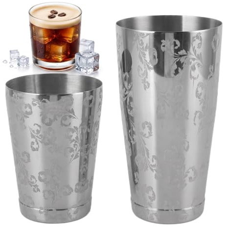 Shaker à Cocktail, Shaker Boston En Acier Inoxydable Gravé Pour Barman Et Bar à la Maison(#2)