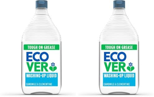 Ecover Camomile & Clementine Washing Up Liquid, 950 ml (Pack of 2)