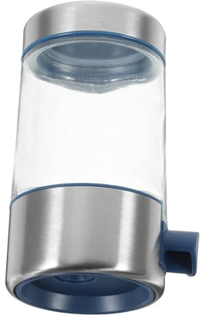 NAMOARLY Dispenser Sale Della Cucina 304 Acciaio Inossidabile e Vetro, Saliera Coperchio Ermetico Per Condimenti, Barattolo Spezie Piccolo Per Uso Domestico e Regalo