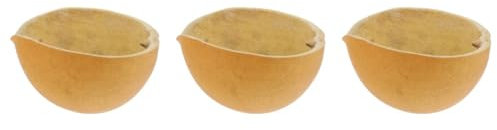 MAGICLULU 3stücke Natürlicher Kürbis Wasserschöpfer Handgefertigte Gourd Küchenschaufel Abmessen Von Wasser Und Mehl Für Gelb