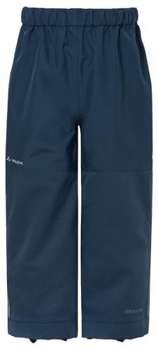 VAUDE Caprea Regenhose Kinder – Outdoorhose Kinder wasserdicht, Winddicht & atmungsaktiv, Abriebfeste Regenhose Kinder Jungen & Mädchen mit anpassbarer Beinlänge
