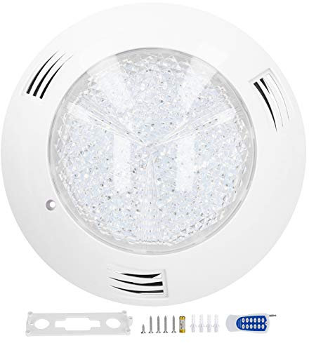 Fdit RGB Fernbedienung Schwimmbad Licht 300LED Unterwasser Lampe Landschaft Dekor PC ABS IP68 Wasserdicht AC12V 30W