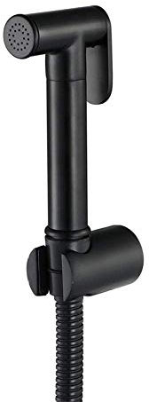 JWBXFYXW Bidetarmaturen Bidet-Duschset Duschkopf Duschkopf Toilettenhygiene - Bidetarmatur-Set Schwarzes Bidet Kupfer-Sprühspüler Toilette Schwarz Heimgebrauch
