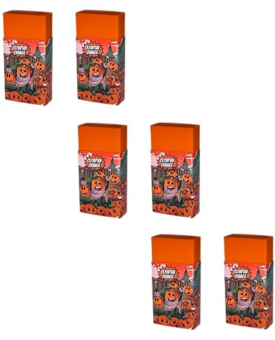 Radiergummi Kinder - Radierer mit Orangen Duft - Kleine, Lustige, Weiche Radiergummis für Schule, Büro -Radiergummi Set für Kinder, Jungen, Mädchen - Mitgebsel, Geschenke für Kindergeburtstag