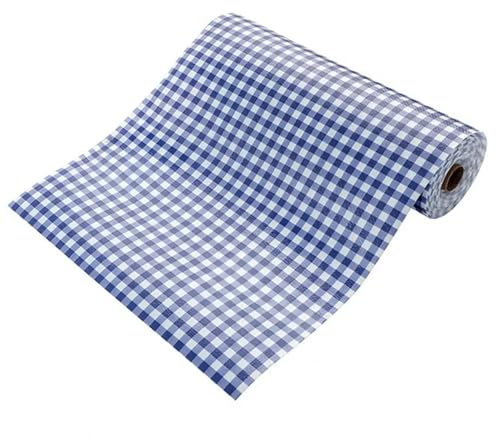 XEIJAYI Schubladeneinlagen, Regalabdeckung, leicht zu reinigen, Schrankmatte, schneidbar, schnell trocknend, for Küchenschubladen, Schrankeinlagen, Schutz for Möbel(Blue)