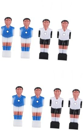 KOMBIUDA 8stücke Teiliges Tischfußball Spielerfiguren Miniatur Fußball Athleten Langlebig Und Leicht Für Tischfußballspiele Klare Farben Zur Einfachen Teamidentifikation
