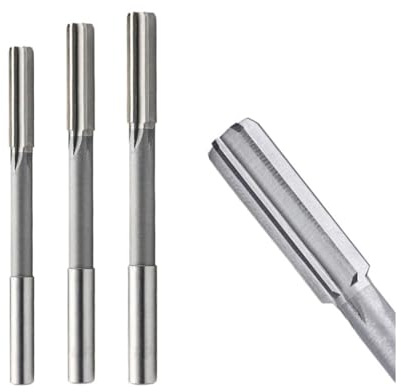 HCPHCVEVVK HSS Maschine Reibahle D2mm-D20mm 2,5/3,5/4,5/5,5/6,5/8,5mm H7 Reibahle CNC Fräsen Werkzeug Set for Metall Stahl Aluminium(4mm)