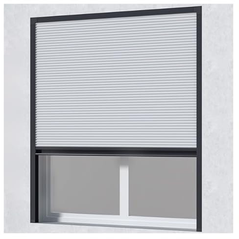 Trackless Honeycomb Akkordeon-Tür – anpassbare Falttür für Schrank, Schuhschrank, Kleiderschrank, Bad und Küche, unsichtbare Schiebetür (134,5 x 180 cm)