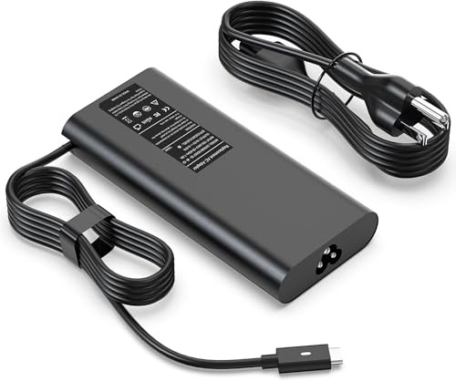 130W USB C Laptop Charger Compatible with Dell 90W 65W XPS 15 16 17 9500 9510 9520 9530 9575 2-in-1 9640 9710 9720 9730, Precision 3470 3480 3540 3570 3580 5480 5550 5560, Latitude Power Adapter