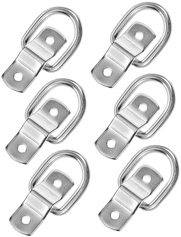 Ipetboom 6piezas Anillos Amarre Carga Imán Anillo d Acero Al Para Automóvil Camión