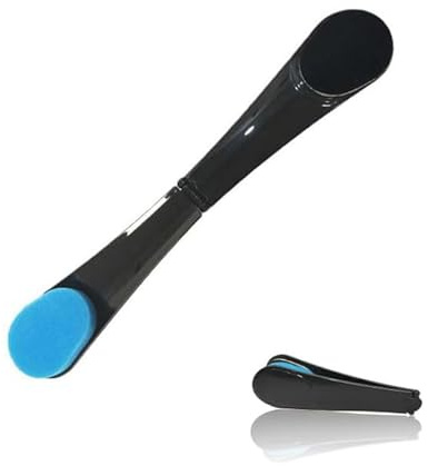 Dreamil 1 Stück zusammenklappen Rücken Applikator, Rückeneincremen leicht gemacht für Sonnencreme Bodylotion Selbstbräuner, Zuhause Rückenpflege Bräunungs Self Tanner Selbstbrünende Brush(Blau)