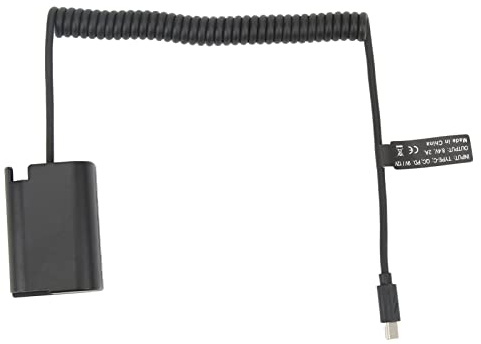CHICIRIS Kameradummy-batteri DMW DCC17 DC-kopplingsadapter stöder QC PD snabbladdning för S5 DCS5 DCS5K GH5M2 GH6