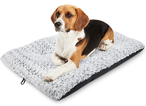 Dog Bed Kennel Pad Washable Anti-Slip Crate Mat for Medium Dogs and Cats (30-inch)