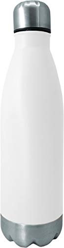 NERTHUS FIH 640 Bottiglia in Acciaio Inox. 29 x 7,5 x 7,5 cm Bianco