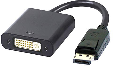 chenyang CY Adattatore DisplayPort a DVI,adattatore per cavo convertitore monitor DisplayPort DP maschio a DVI femmina
